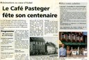 Le 100e anniversaire du "Café Pasteger" en 2005