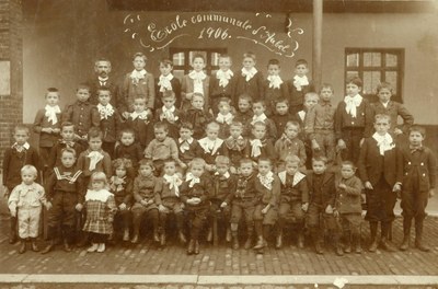 Ecole communale d'Aubel en 1906