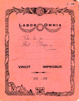 Ecole du soir : cahier de l'élève