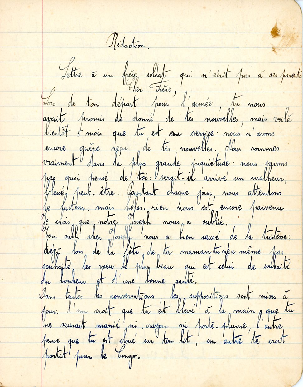Enseignement Ecole communale Aubel Cahier du soir Albert Mager XXXX - Albert Mager002.jpg