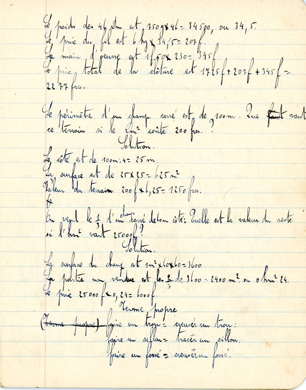 Enseignement Ecole communale Aubel Cahier du soir Albert Mager XXXX - Albert Mager004.jpg