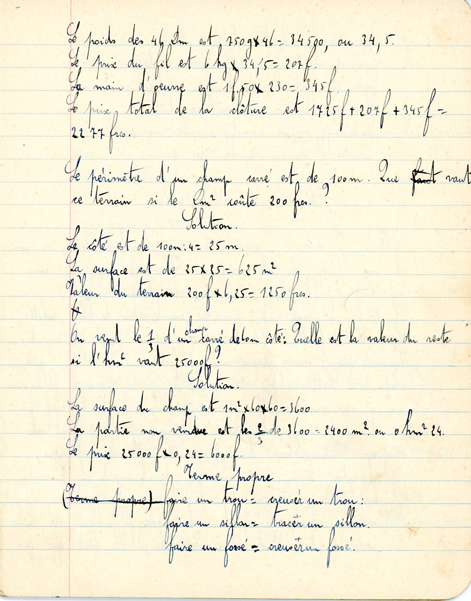 Enseignement Ecole communale Aubel Cahier du soir Albert Mager XXXX - Albert Mager004.jpg