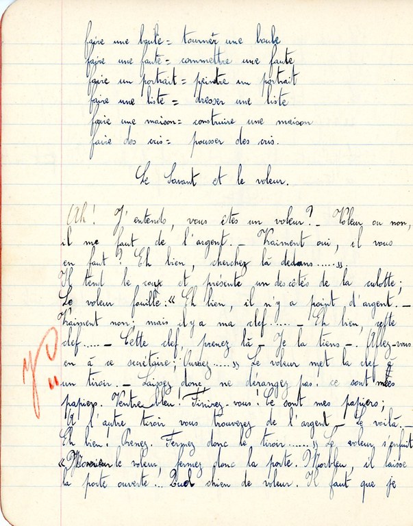 Enseignement Ecole communale Aubel Cahier du soir Albert Mager XXXX - Albert Mager005.jpg