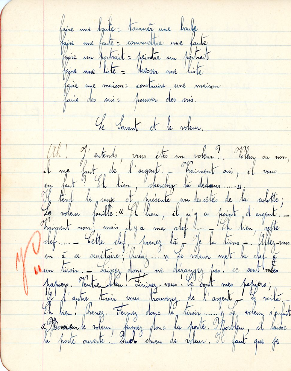 Enseignement Ecole communale Aubel Cahier du soir Albert Mager XXXX - Albert Mager005.jpg