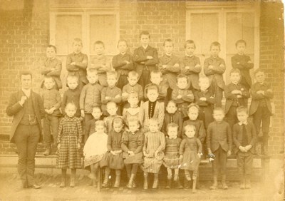 Ecole de La Clouse vers 1890