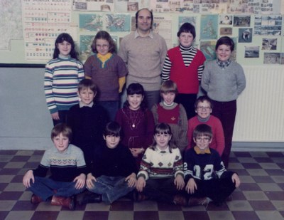 Classe de M. Crutzen en 1983