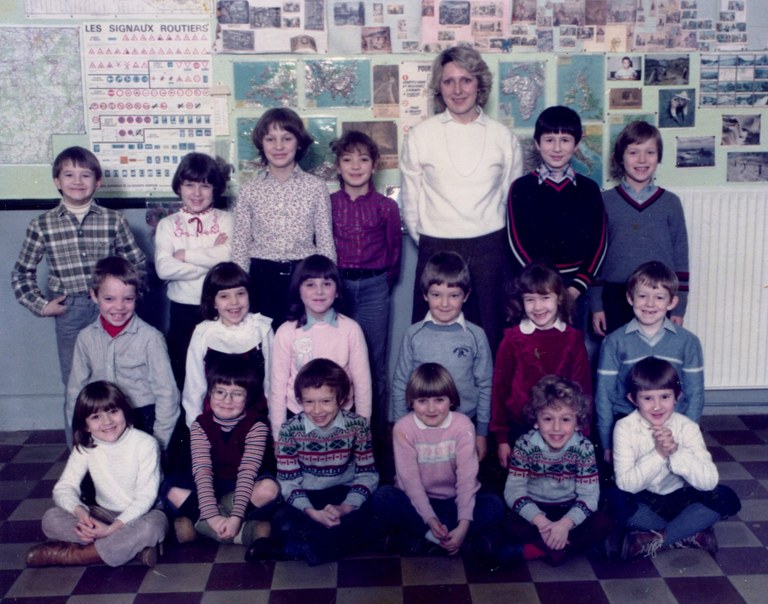 Classe de Mme Cabay en 1983
