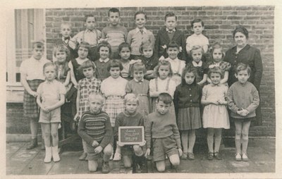 Classe de Mme Vanloo en 1958-1959