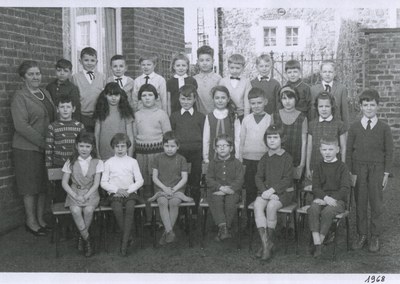Classe de Mme Vanloo en 1968
