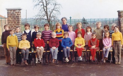 Classe de Mme Vanloo en 1973