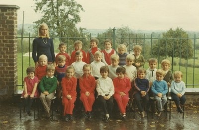 Classe maternelle de Melle Sabine Ernst en 1971