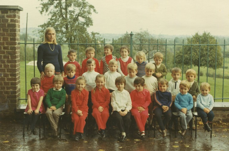 Classe maternelle de Melle Sabine Ernst en 1971