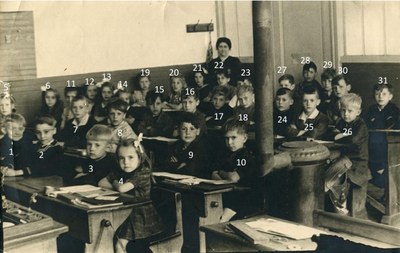 Saint-Jean-Sart - Classe de Mme Vanloo en 1938
