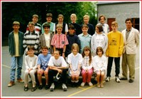 Classe de 6e année de M. Albert Mager en 1995