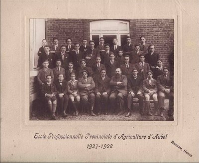 Ecole professionnelle d'agriculture en 1927-1928