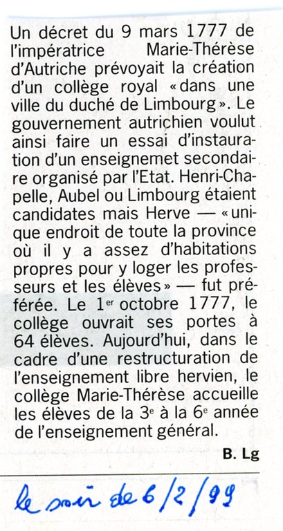 Enseignement secondaire