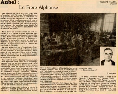 Le frère Alphonse
