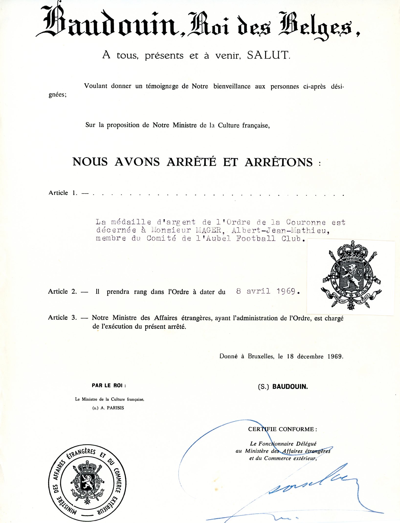 Distinction honorifique Albert Mager père  XXXX - Albert Mager011.jpg