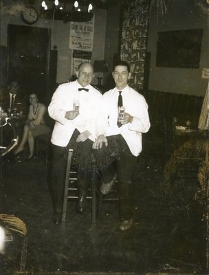Les serveurs du café Pasteger