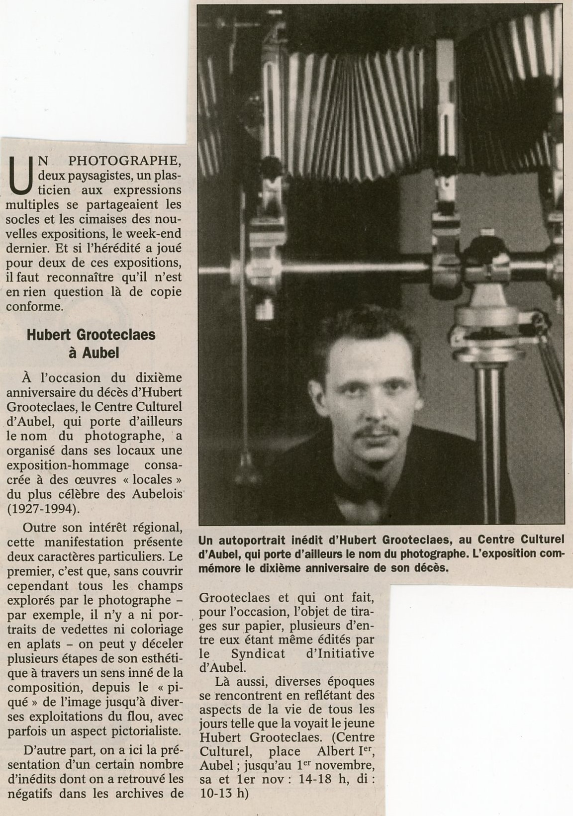 Figures marquantes Hubert Grooteclaes Article de presse 2004 - Albert Mager001.jpg