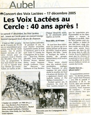 Les voies lactées