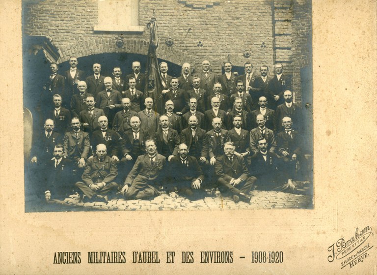 Anciens militaire aubelois en 1920