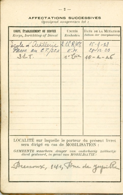 Livret militaire Piron Emile 1923 - Clairette Piron004.jpg