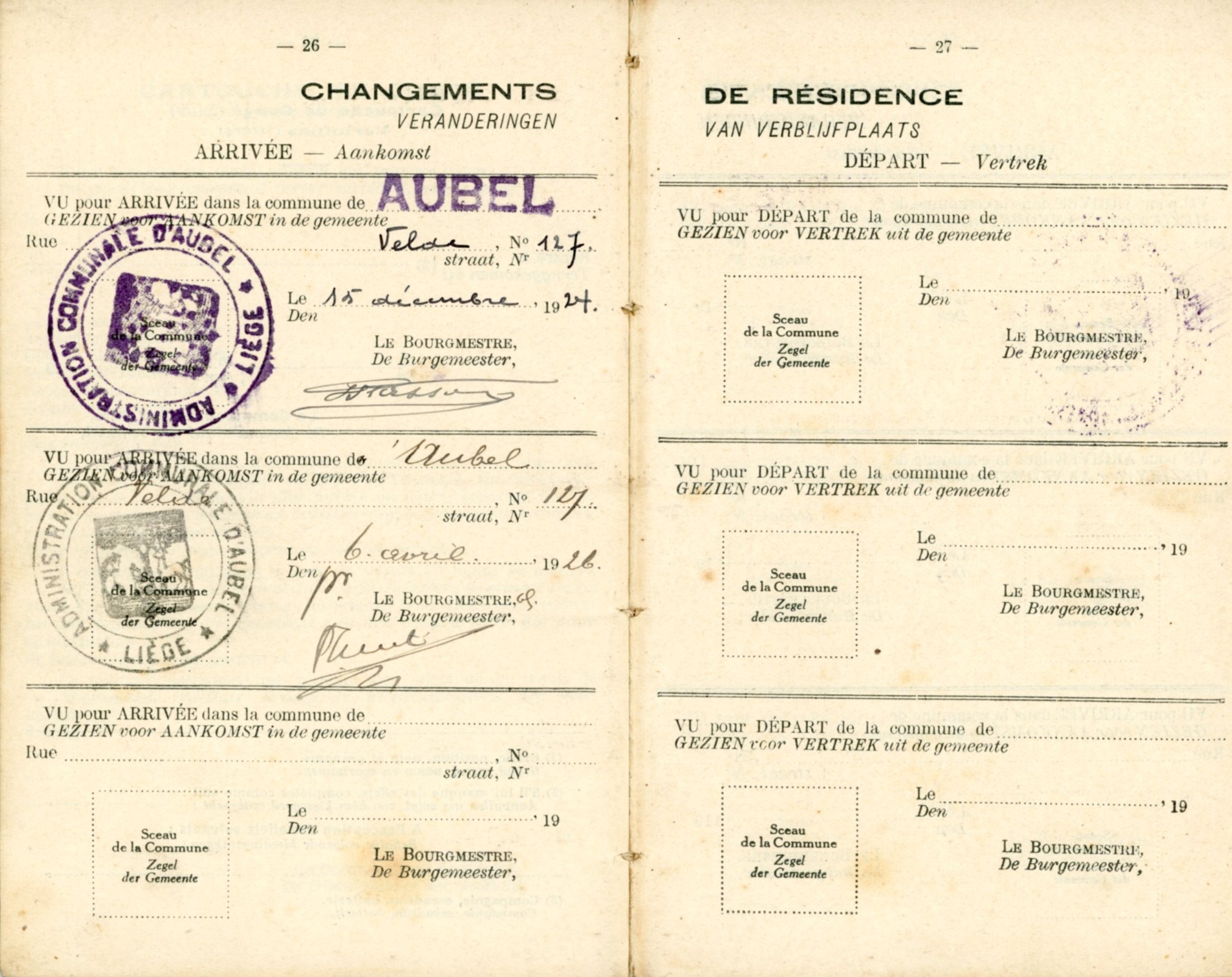 Livret militaire Piron Emile 1923 - Clairette Piron016.jpg