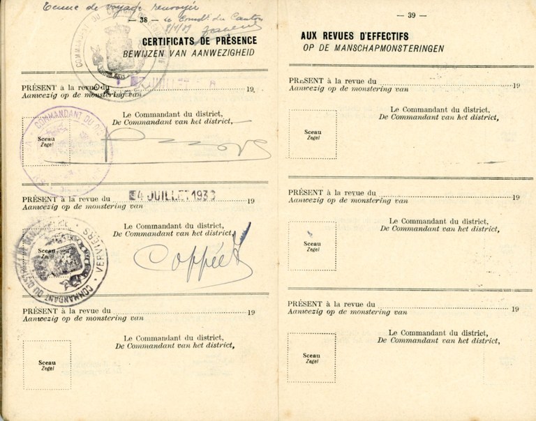 Livret militaire Piron Emile 1923 - Clairette Piron017.jpg