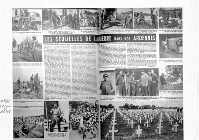 Cimetière américain  Document du Patriote Illustré de décembre 45