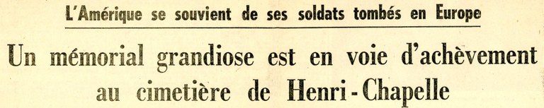 L'Amérique se souvient de ses soldats tombés en Europe