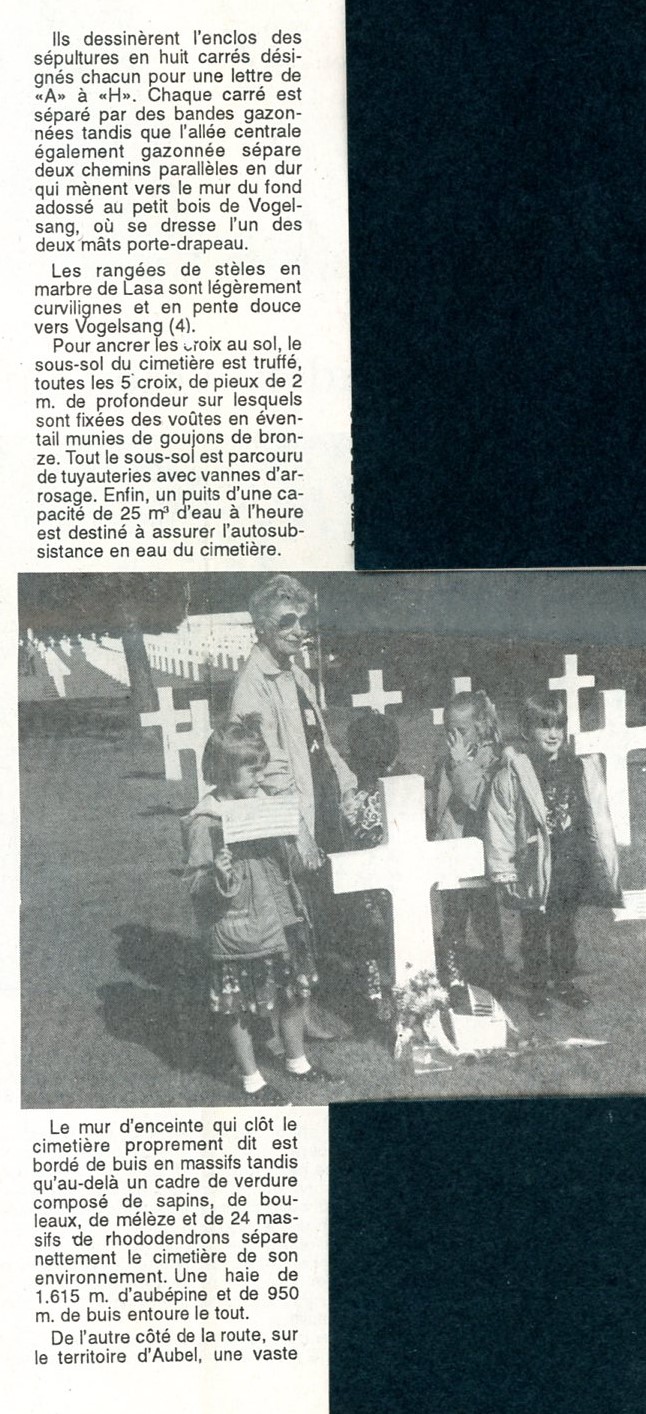 Cimetière américain dit de Henri-Chapelle Journal d'Aubel 10-11-1994 - Albert Mager084.jpg