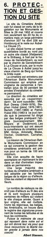 Cimetière américain dit de Henri-Chapelle Journal d'Aubel 10-11-1994 - Albert Mager089.jpg