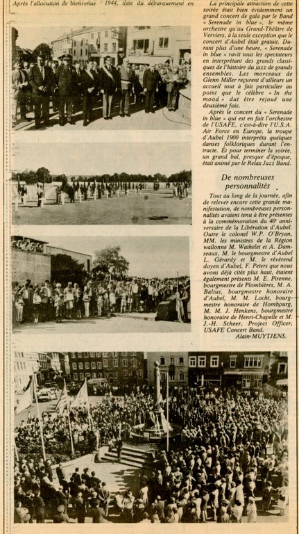 Guerre 40-45 Véritable débarquement à Aubel Article de presse XXXX - Fernand Brée 011.jpg