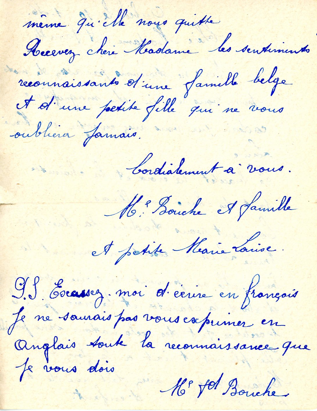 Guerre 40-45 Courrier Famille Bouche et soldat américain 1946 - Marie-Josée Bouche025.jpg