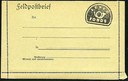 Carte postale allemande utilisée en 14-18