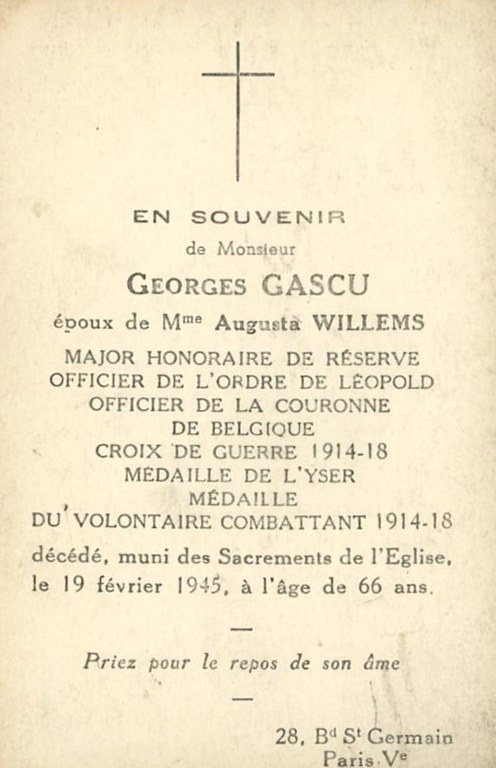 Guerre 14-18 Mortuaire Georges Gascu 1945 - Albert Mager011.jpg