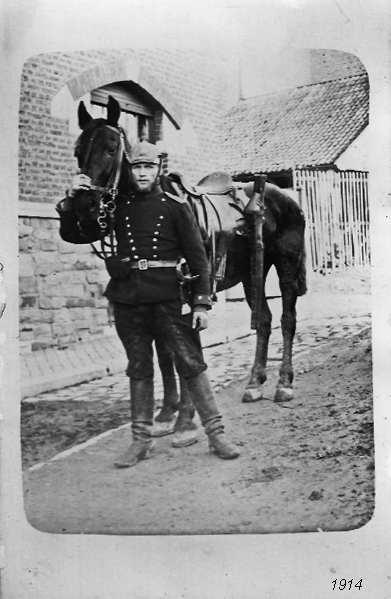 Soldat allemand en 1914