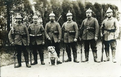 Soldats allemands durant la guerre 14-18