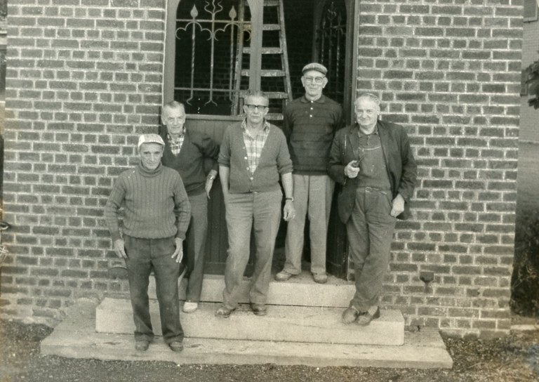 Patrimoine Rénovation de la chapelle de Tergreet par des membres des Anciens Combattants XXXX - Albert Mager033.jpg
