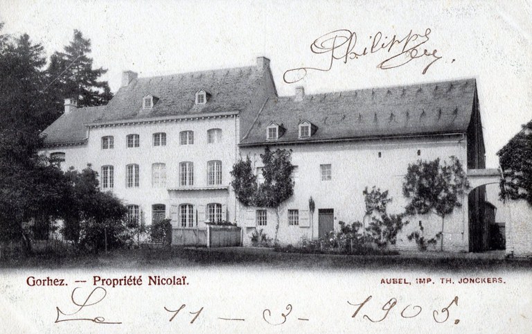 Le château Nicolaï à Gorhez