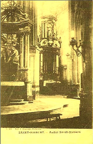 CP Eglise ancienne intérieur XXXX - Brée Fernand.bmp