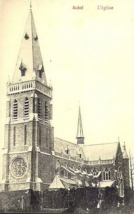 CP Eglise vue par derrière chez Rousch XXXX - Brée Fernand.jpg