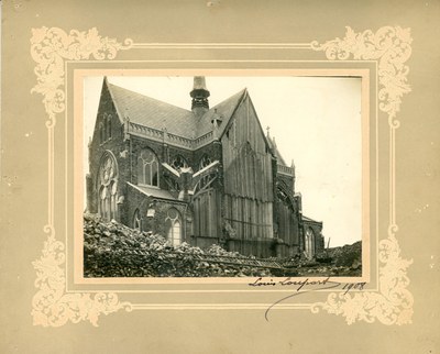 Travaux de transformation de l'église