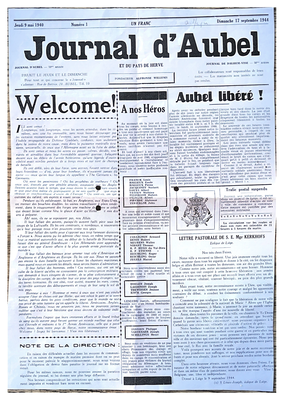 Journal d'Aubel spécial du 17 septembre '44