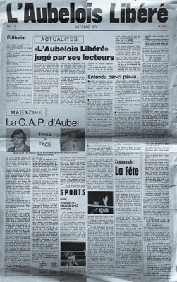 L'Aubelois libéré n°11 - Octobre 1975