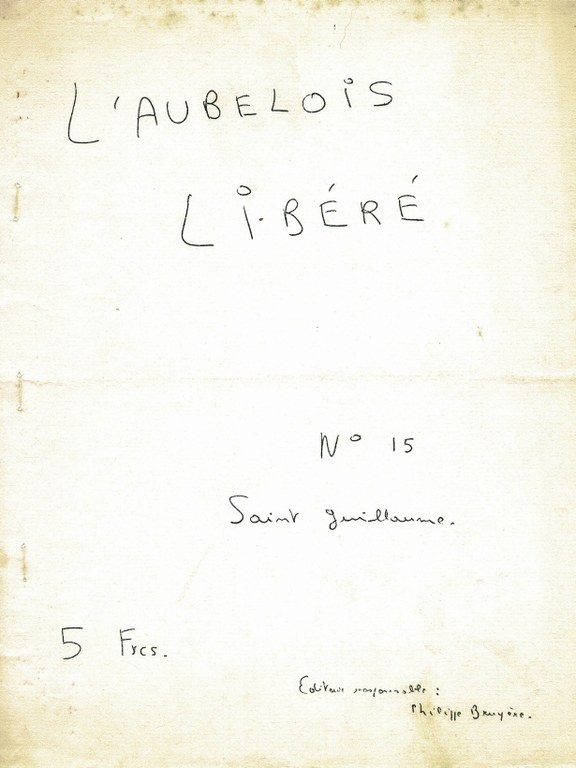 L'Aubelois libéré n°15 en 1976