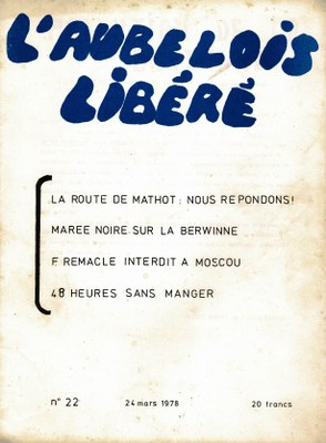 L'Aubelois libéré n°22 du 24 mars 1978