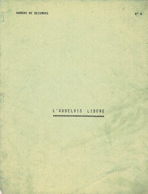 L'Aubelois libéré n°4 en décembre 1973