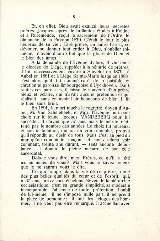Publications A ma mémoire de M le chanoine Jacques H Vandeberg 1922 - Haccour Philippe006.jpg